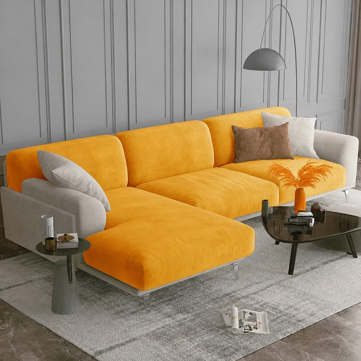 The Velvet Sofa Cushion Cover