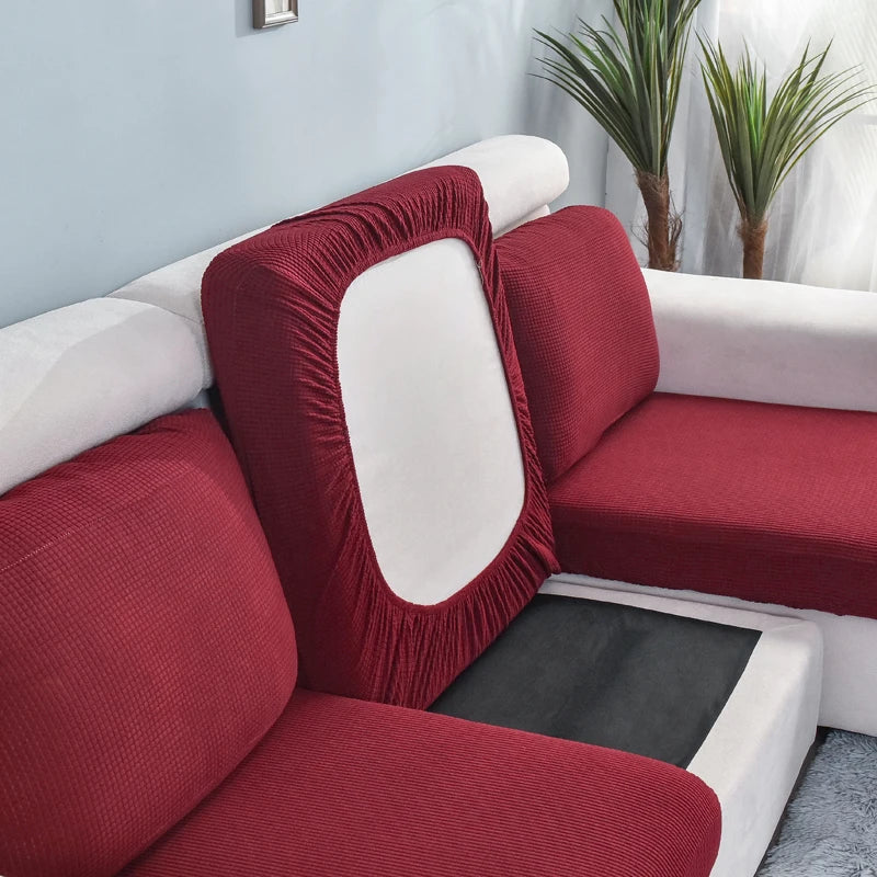 The Ribbed Stretch Cushion Cover