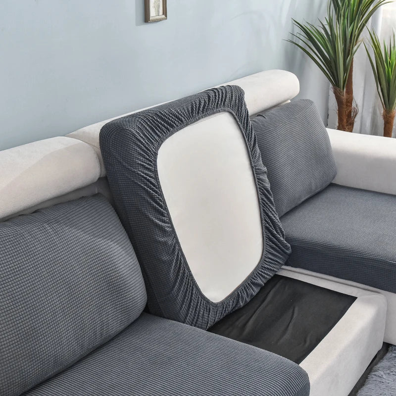 The Ribbed Stretch Cushion Cover