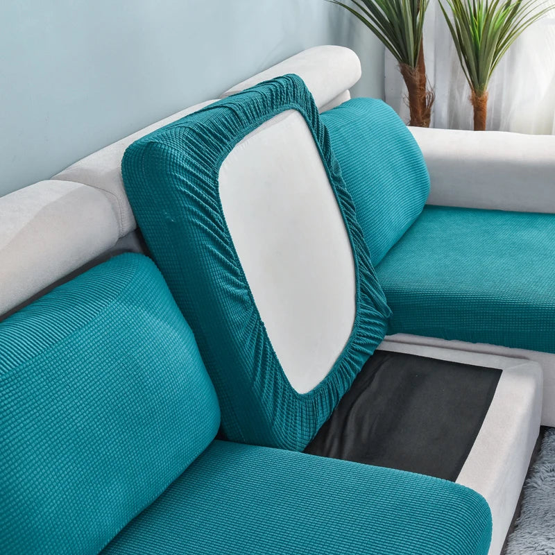 The Ribbed Stretch Cushion Cover