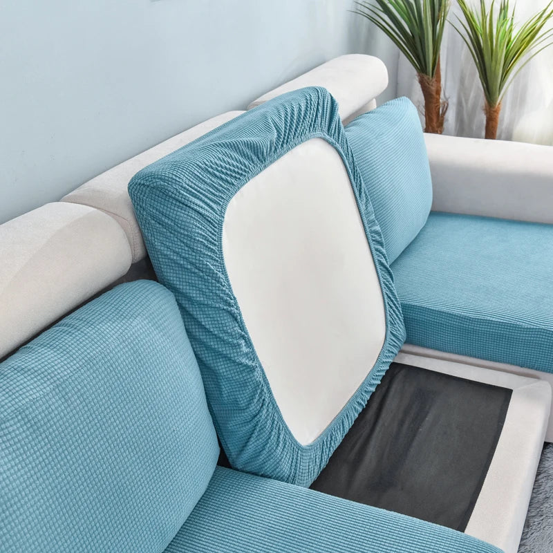 The Ribbed Stretch Cushion Cover
