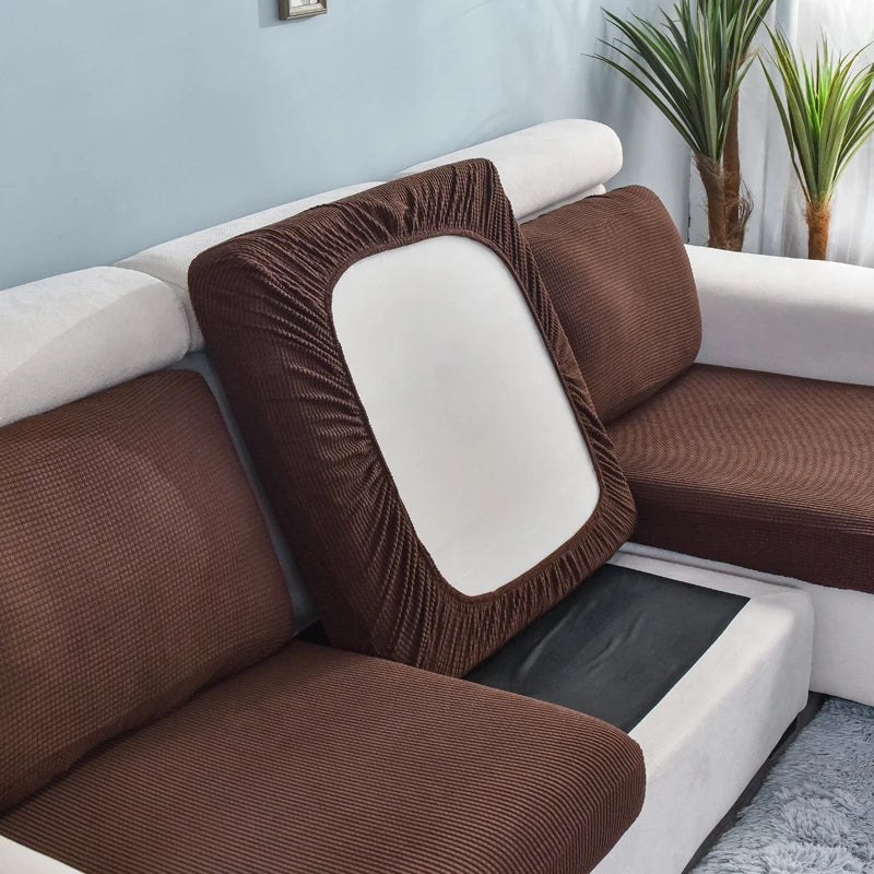 The Ribbed Stretch Cushion Cover
