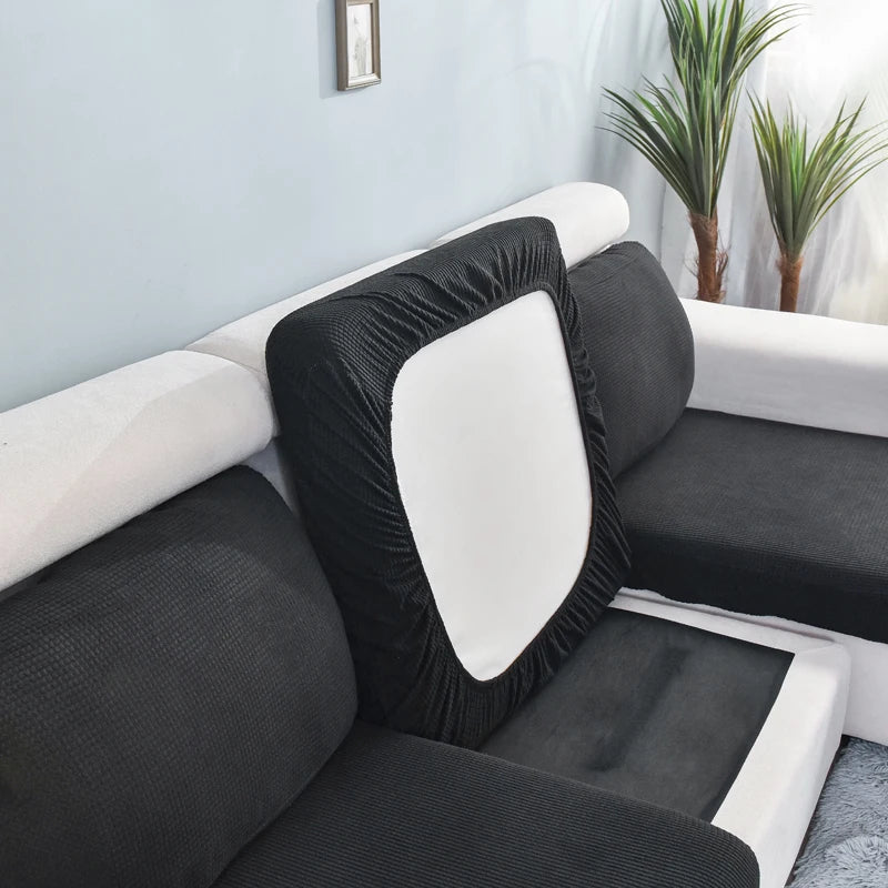 The Ribbed Stretch Cushion Cover
