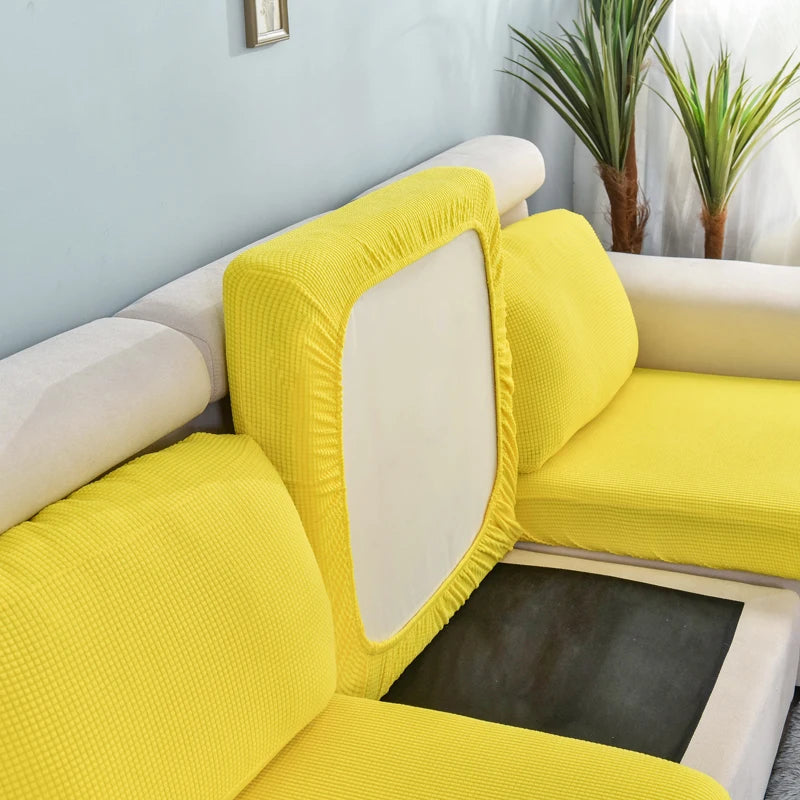 The Ribbed Stretch Cushion Cover