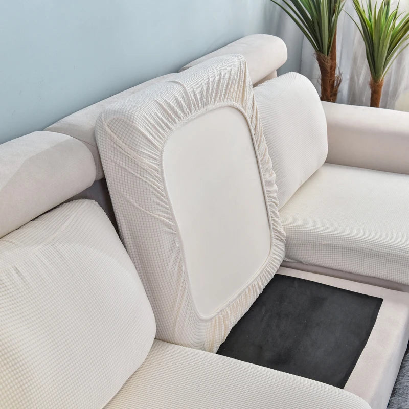 The Ribbed Stretch Cushion Cover