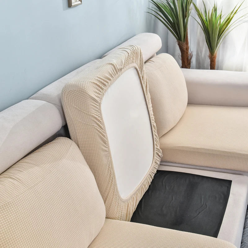 The Ribbed Stretch Cushion Cover