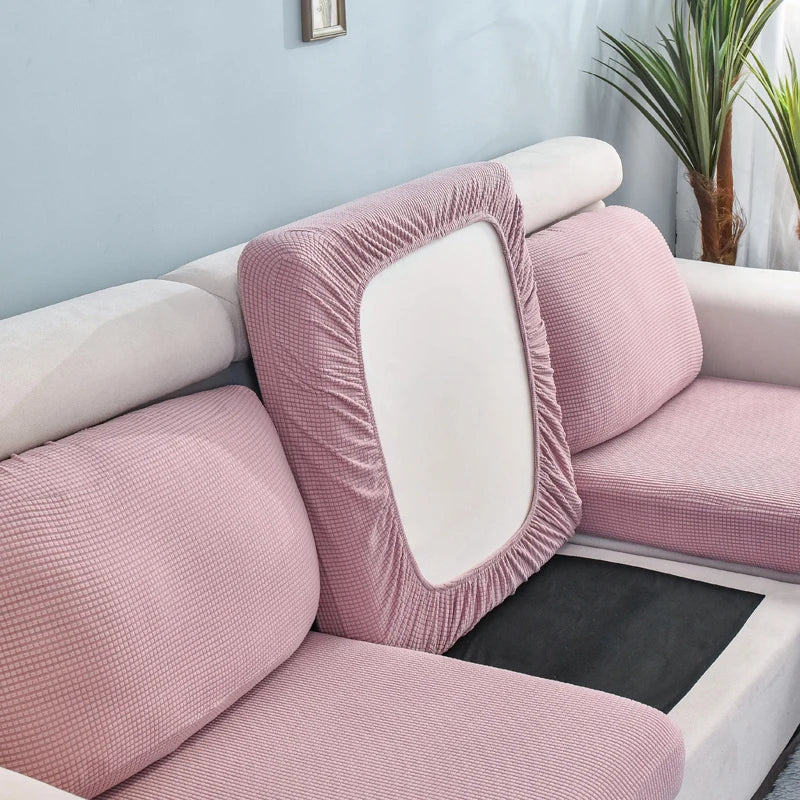 The Ribbed Stretch Cushion Cover