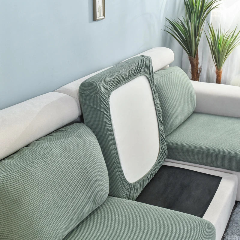 The Ribbed Stretch Cushion Cover