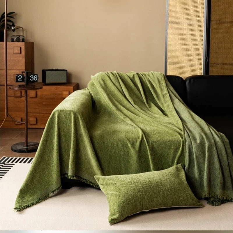 The Herringbone Sofa Throw