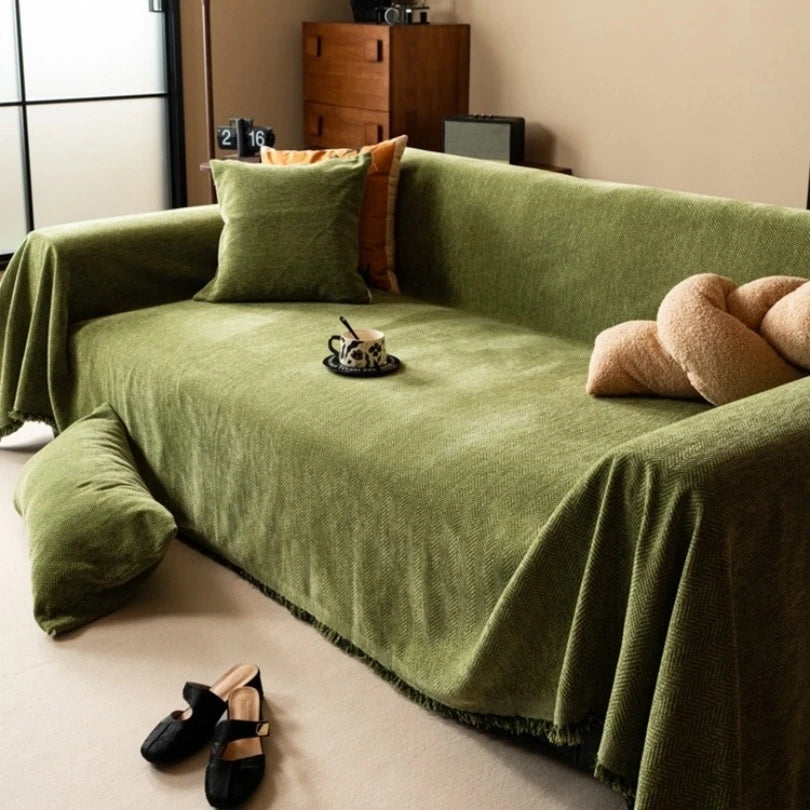The Herringbone Sofa Throw