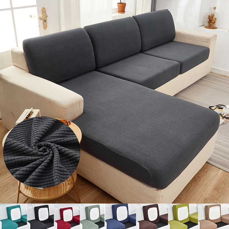 The Ribbed Stretch Cushion Cover