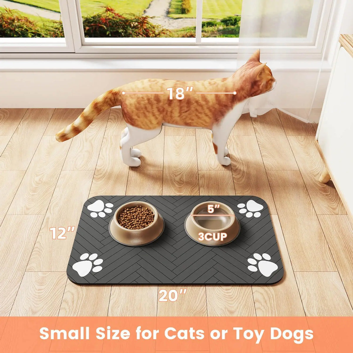 Quick Dry Pet Feeding Mat