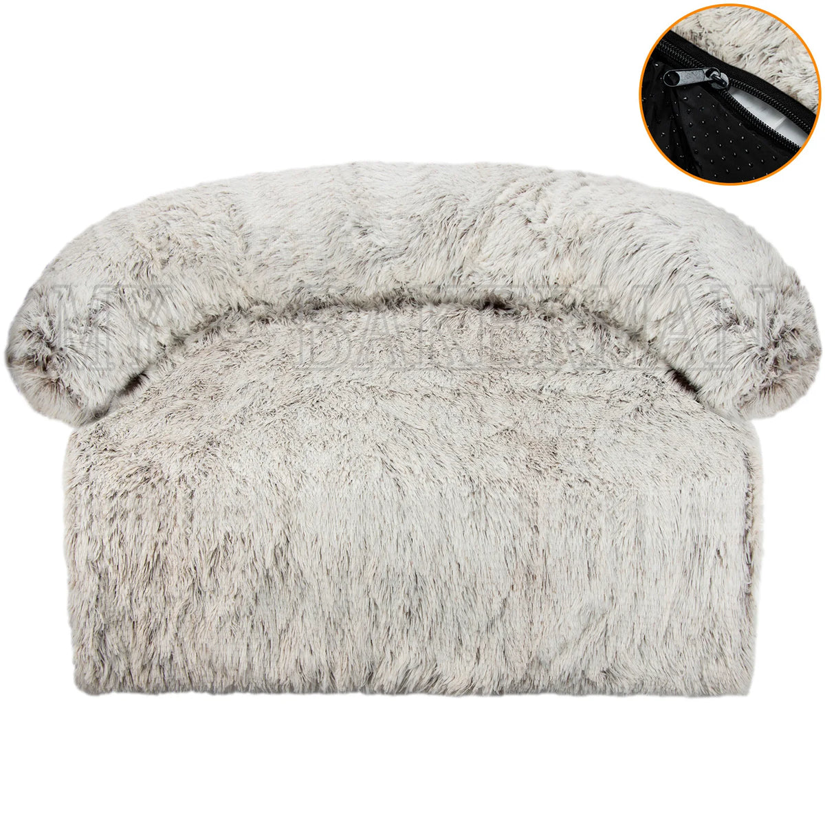 The Drape Plush Bolster Bed