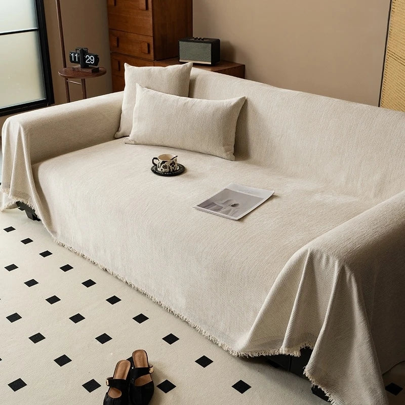 The Herringbone Sofa Throw