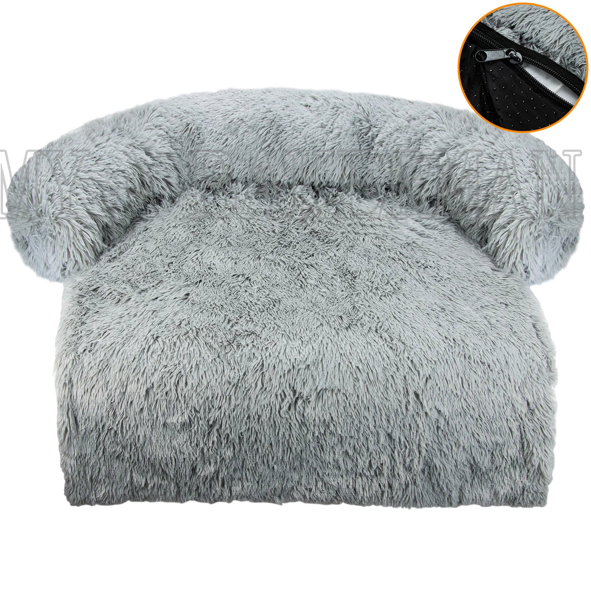 The Drape Plush Bolster Bed