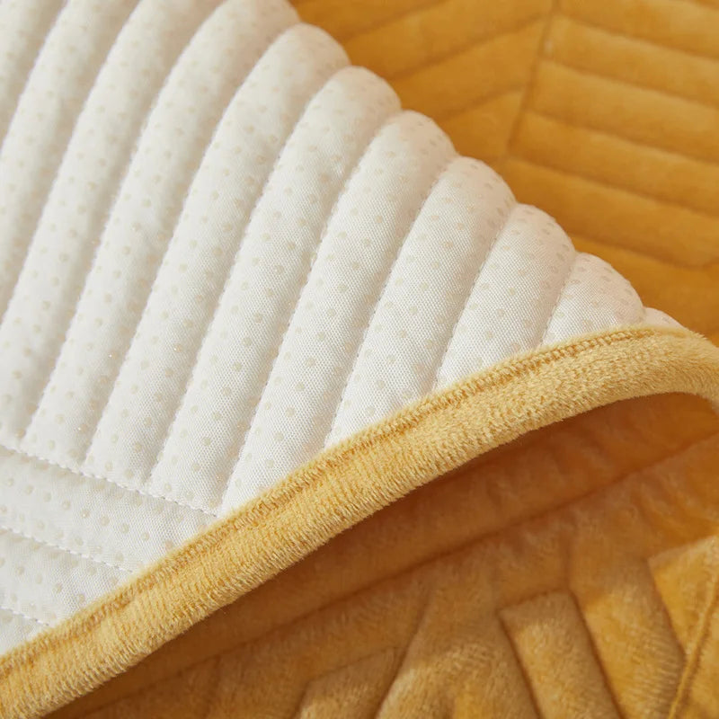 The Quilted Velvet Sofa Cover