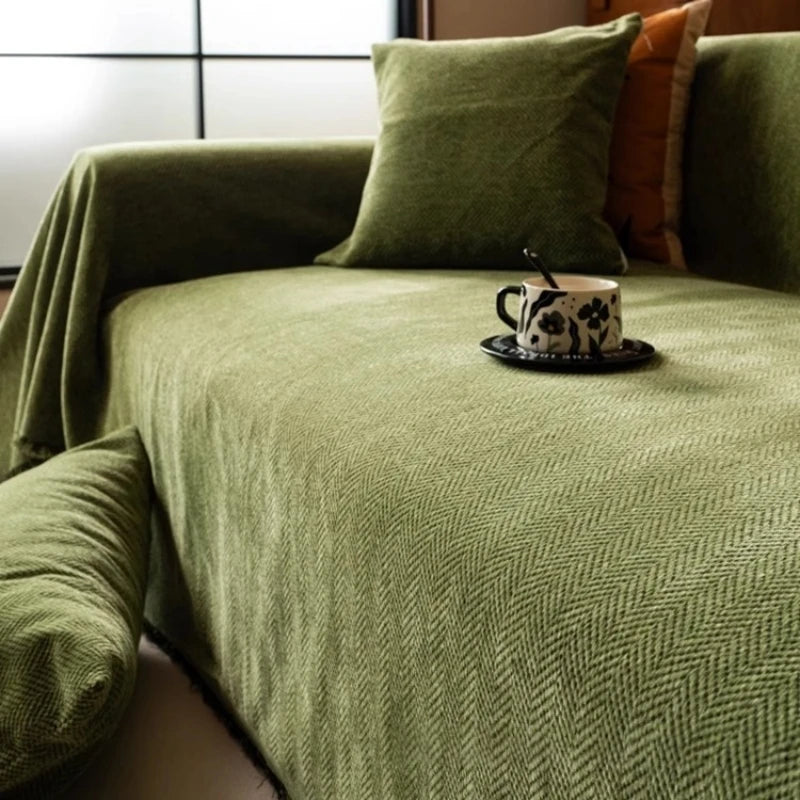 The Herringbone Sofa Throw