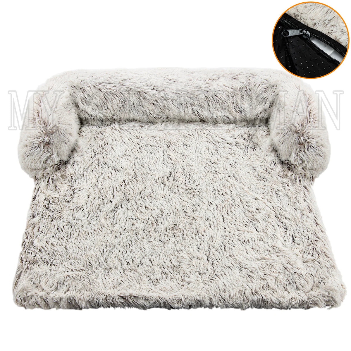 The Drape Plush Bolster Bed
