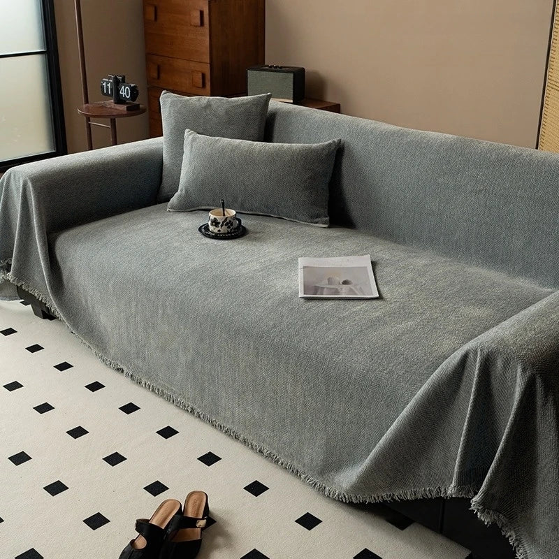 The Herringbone Sofa Throw