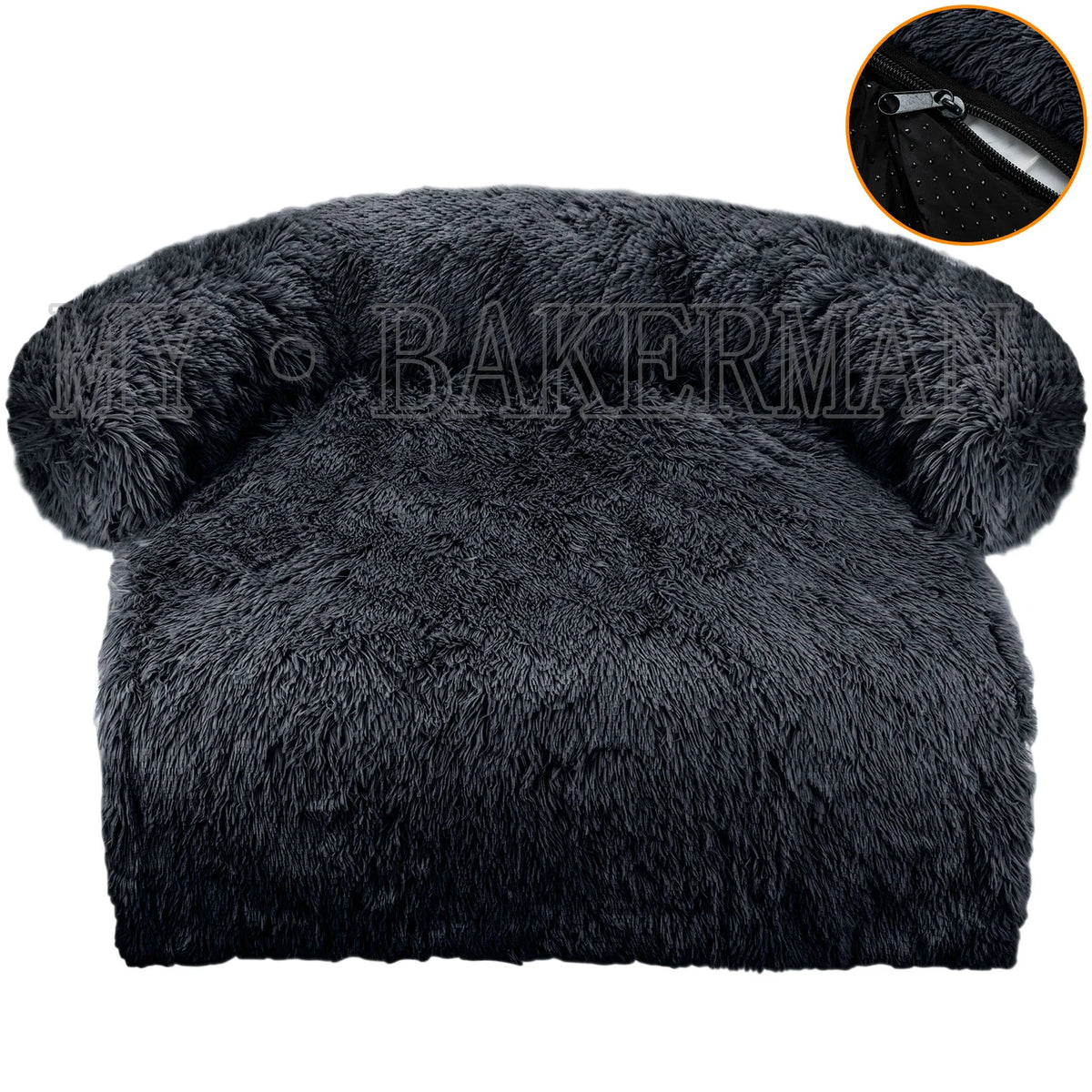 The Drape Plush Bolster Bed