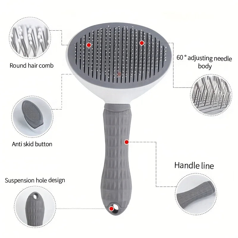 The Shedding Brush — Self-Cleaning