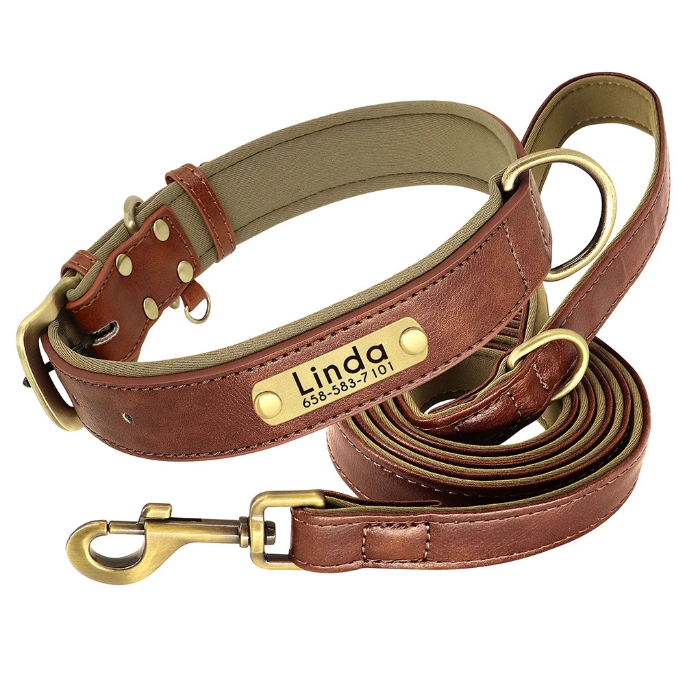 The Namesake — Leather Collar & Lead