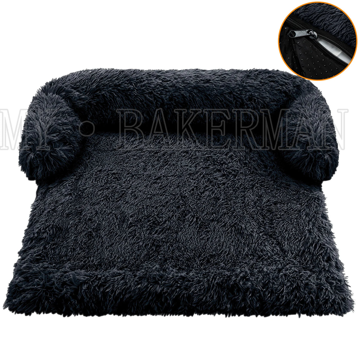 The Drape Plush Bolster Bed