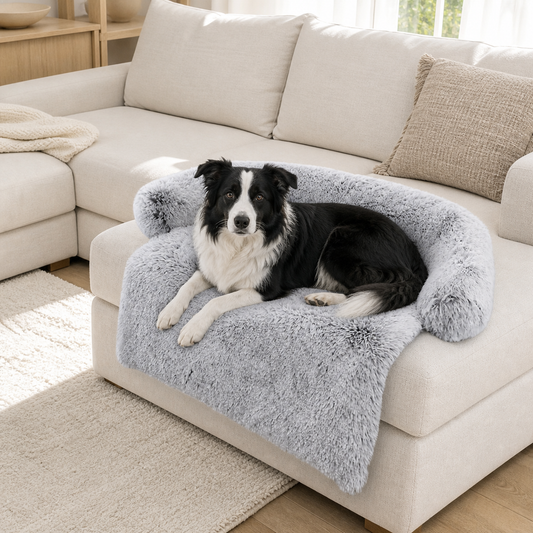 The Drape Plush Bolster Bed