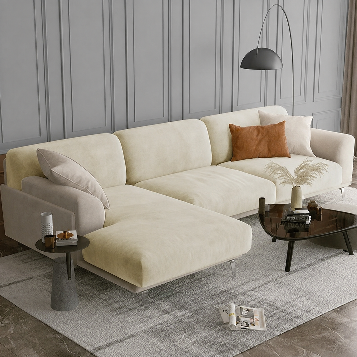 The Velvet Sofa Cushion Cover