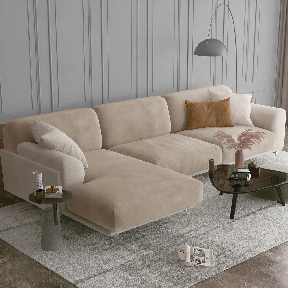 The Velvet Sofa Cushion Cover