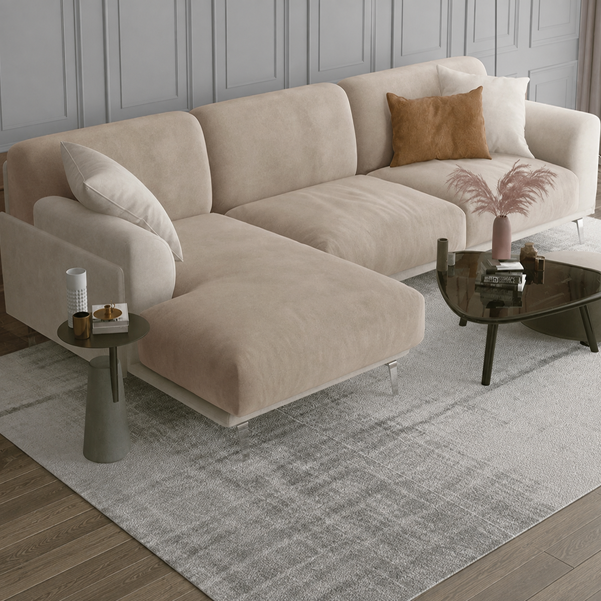 The Velvet Sofa Cushion Cover