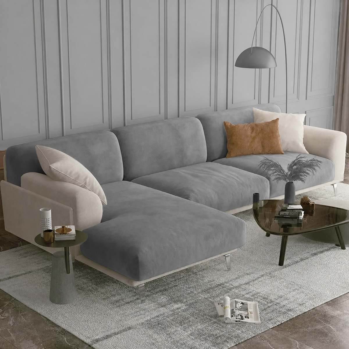 The Velvet Sofa Cushion Cover
