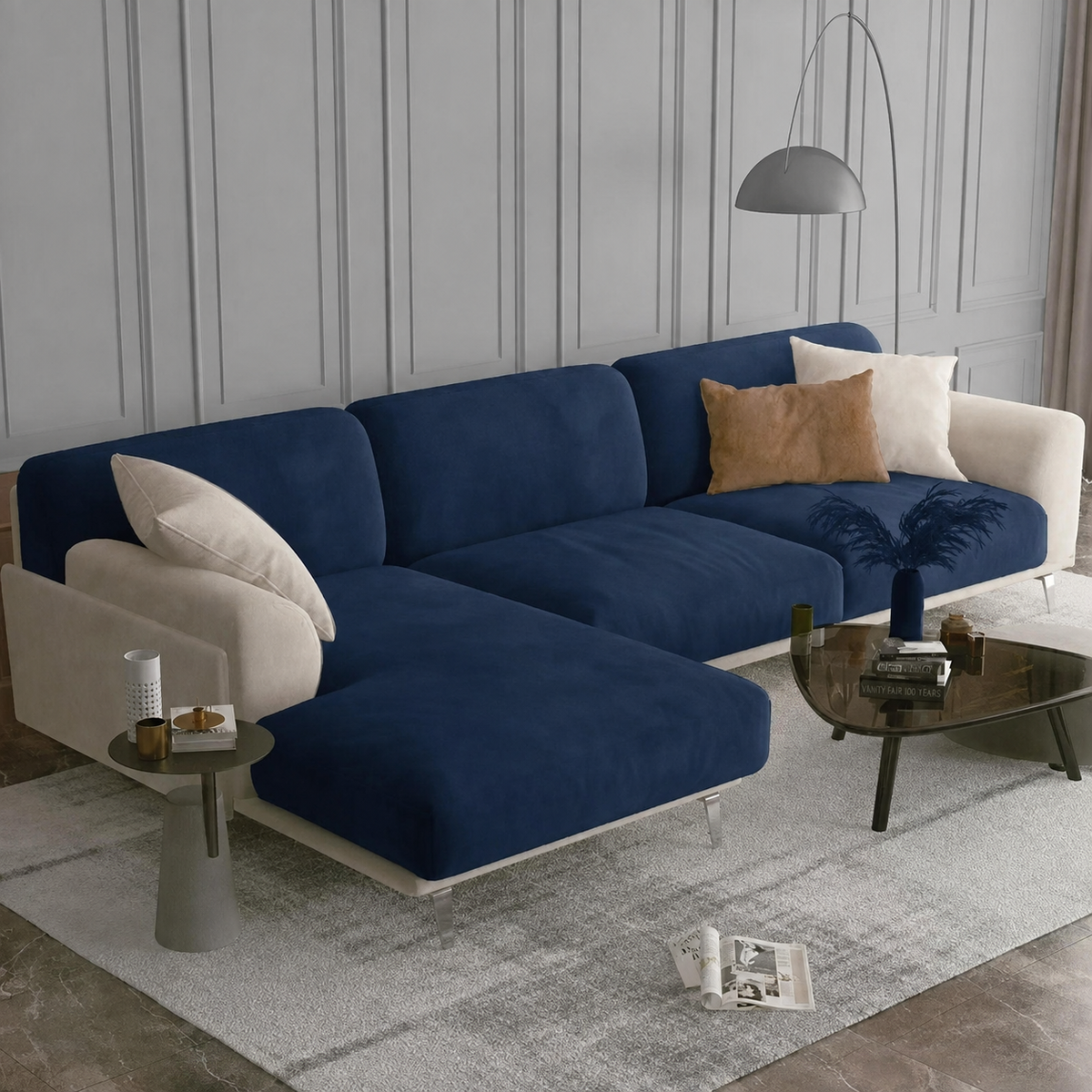 The Velvet Sofa Cushion Cover