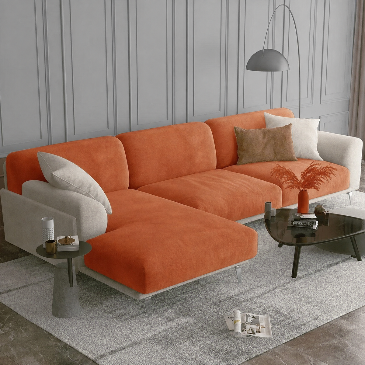 The Velvet Sofa Cushion Cover