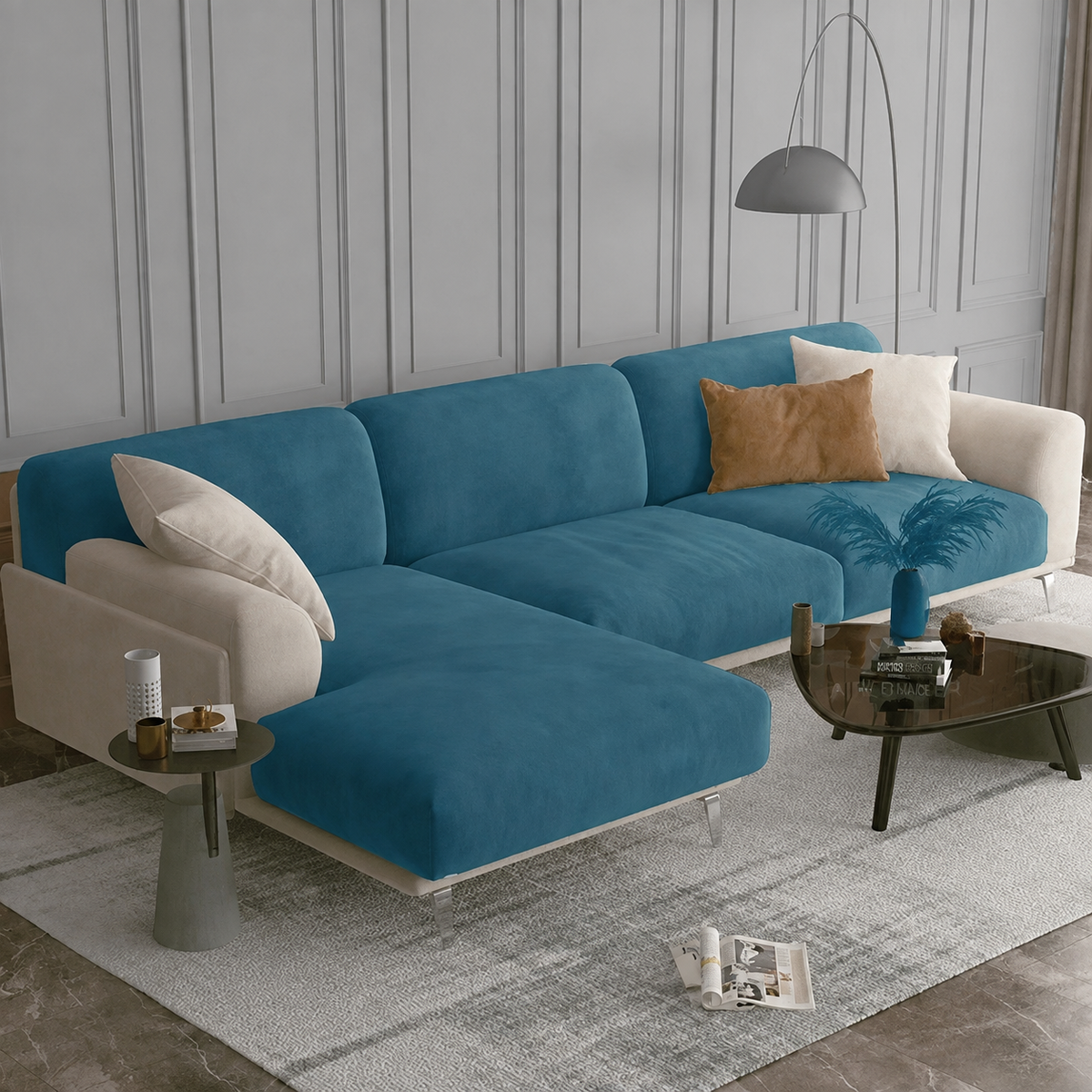 The Velvet Sofa Cushion Cover