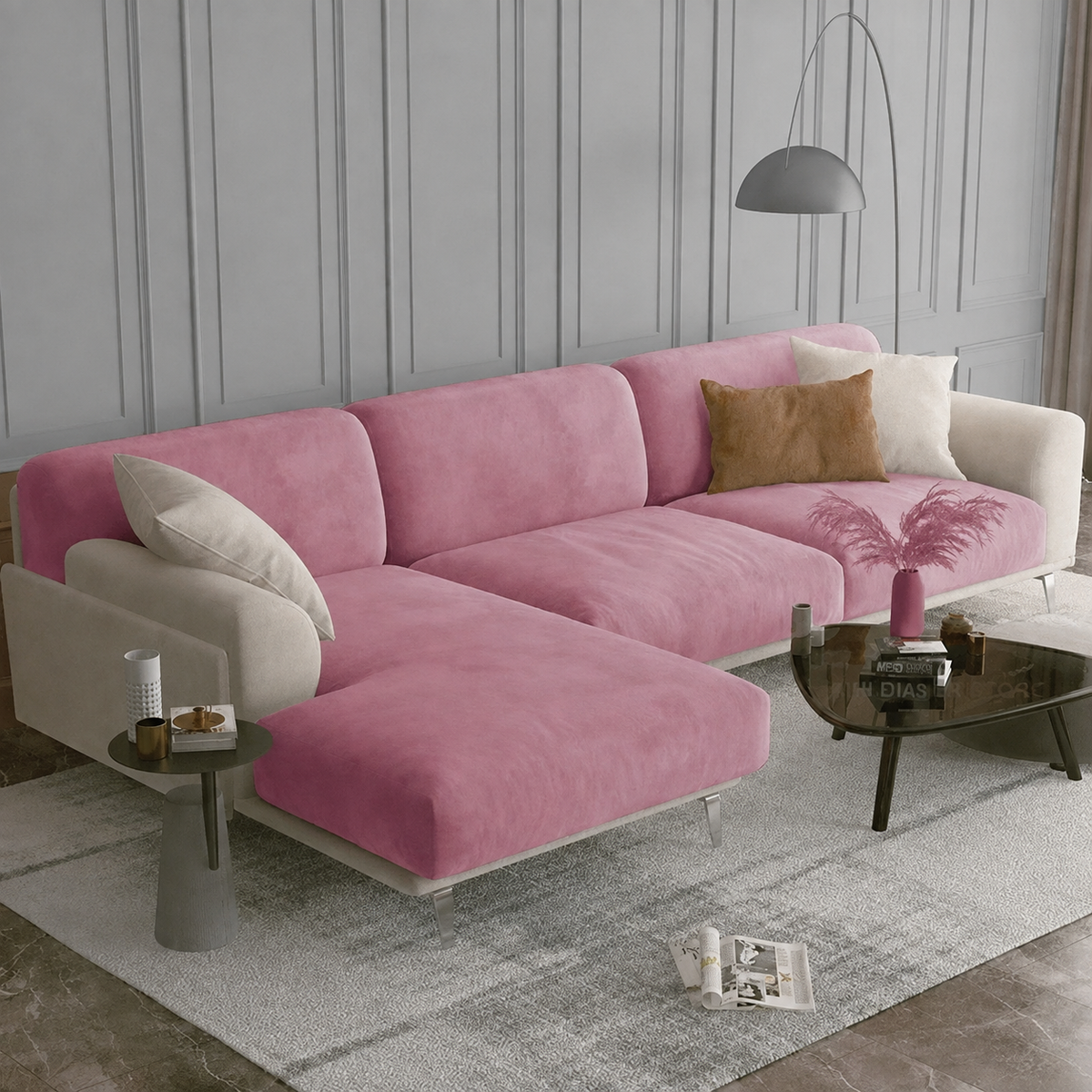 The Velvet Sofa Cushion Cover