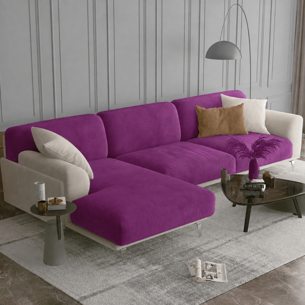 The Velvet Sofa Cushion Cover