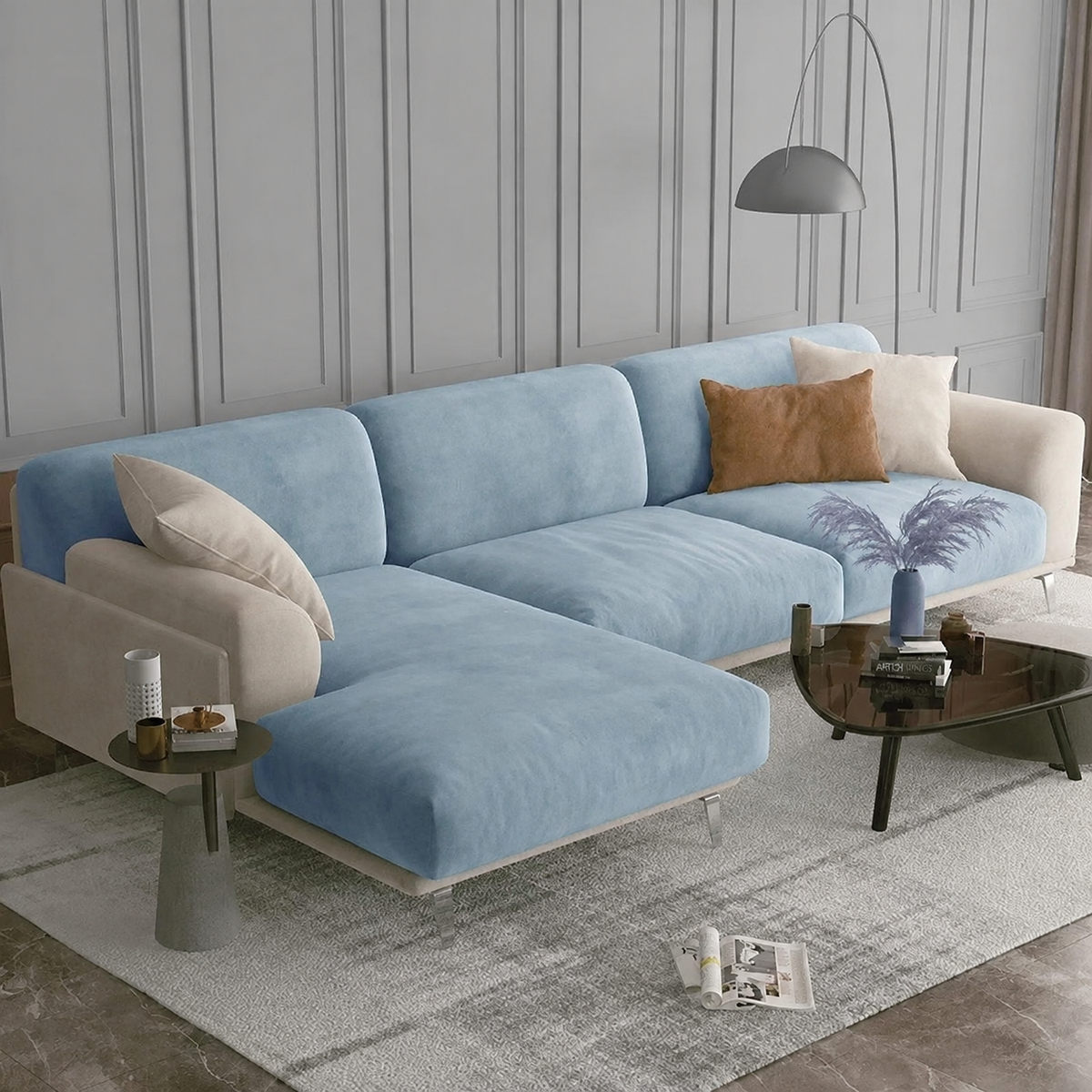 The Velvet Sofa Cushion Cover