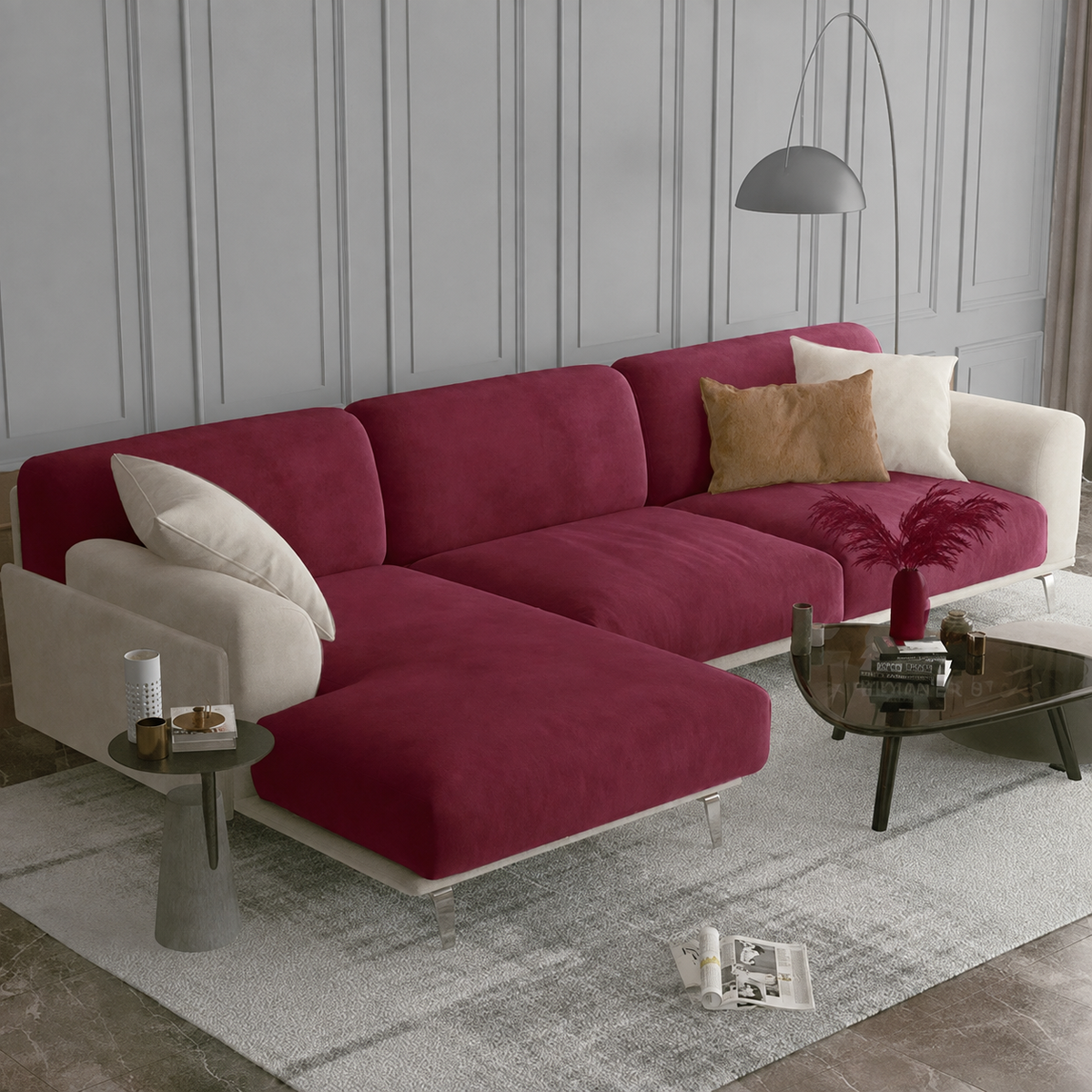The Velvet Sofa Cushion Cover