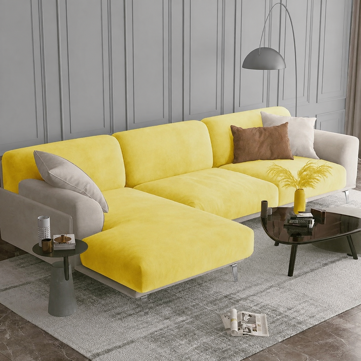The Velvet Sofa Cushion Cover